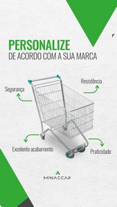 Imagem ilustrativa de Carrinhos de compras para supermercados