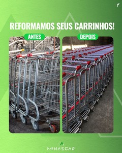Imagem ilustrativa de Reforma de carrinhos de compras